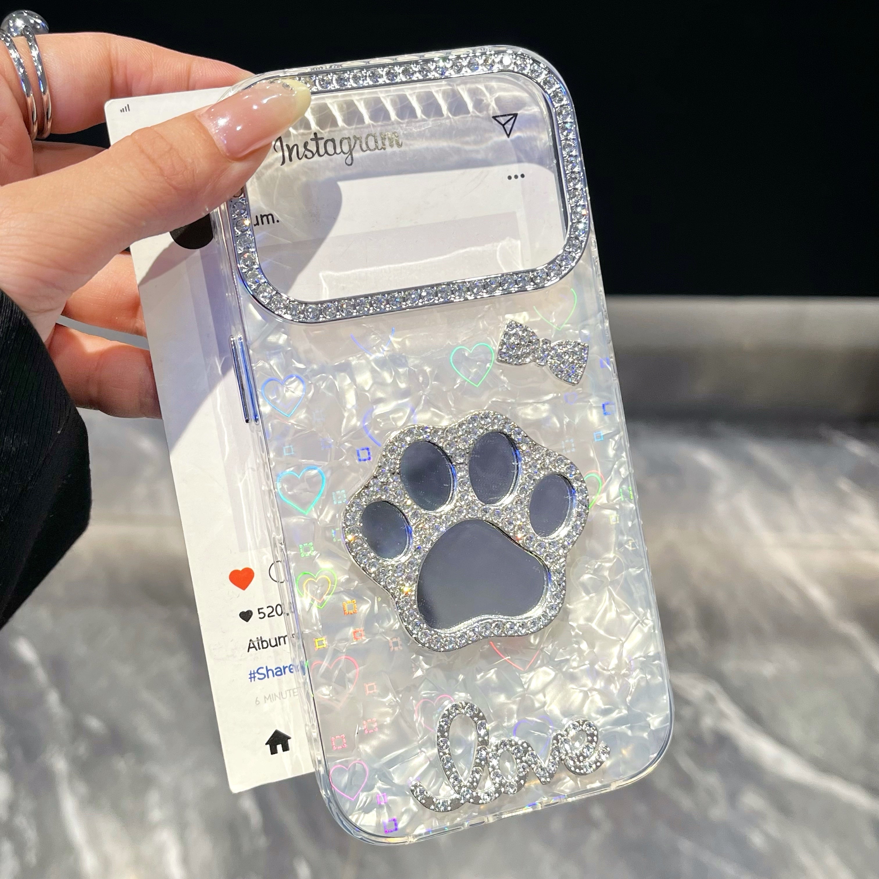 PAW Lovers 3D Iphone 17 pro/ Pro max case with edge to edge protection