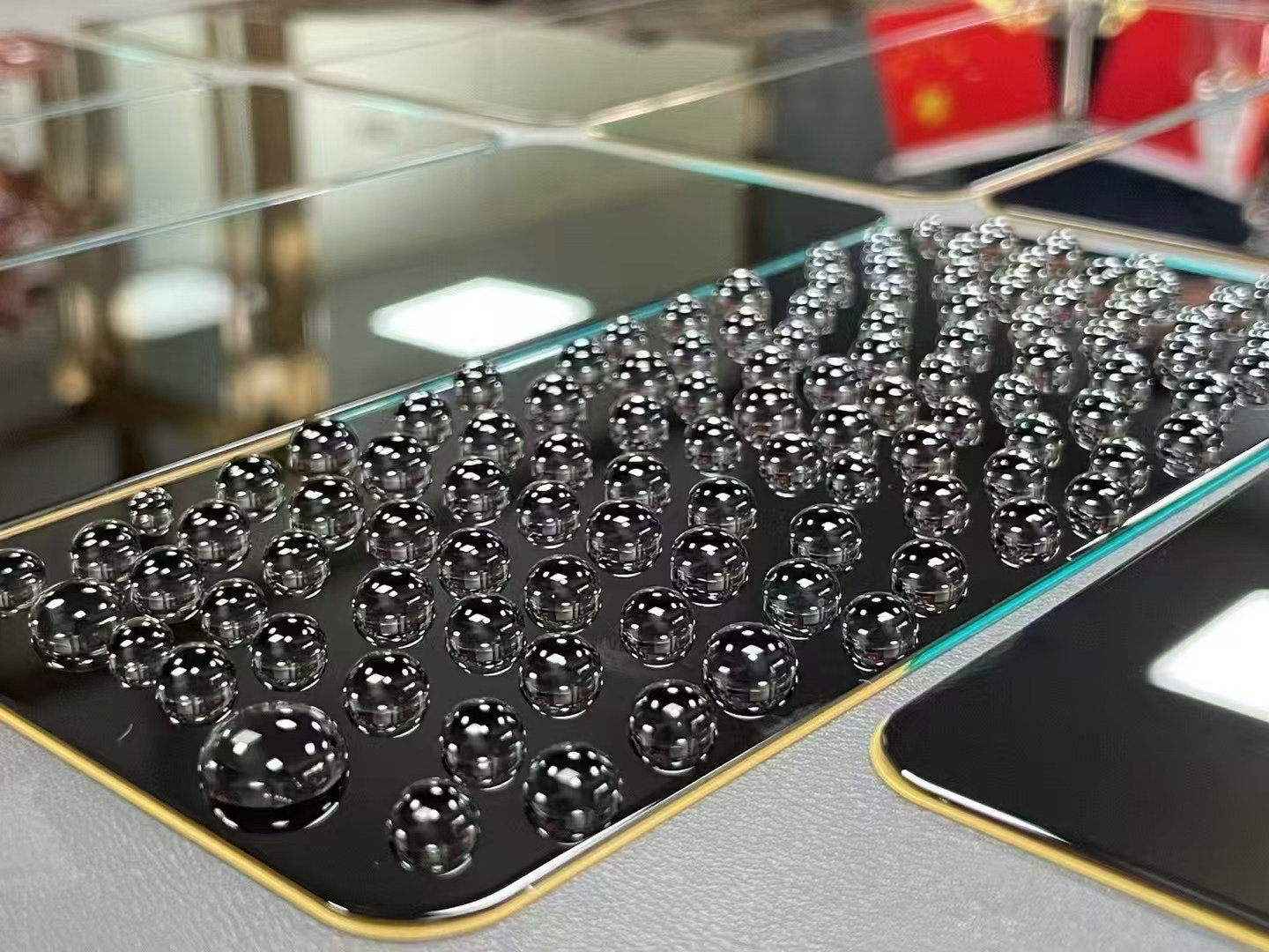 HTK 9H+ Privacy anti static screen protector, anti touch marks unbreakable for iphone 17 pro & pro max with micro curved edges and case friendly