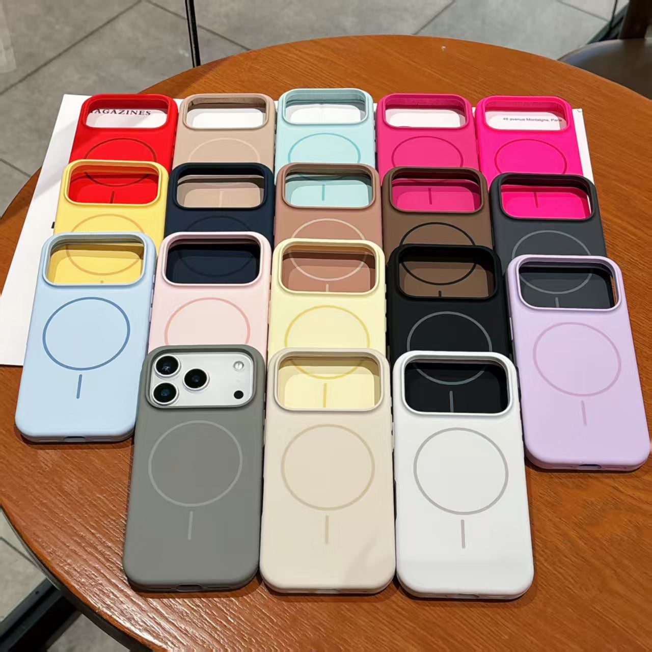 Iphone 17 pro/ pro max Premium Magsafe 360 soft edge protection with 1.2mm Raised from screen and camera lenses,