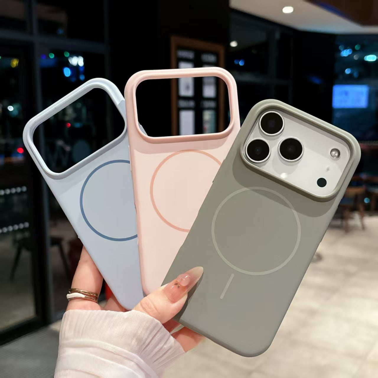 Iphone 17 pro/ pro max Premium Magsafe 360 soft edge protection with 1.2mm Raised from screen and camera lenses,