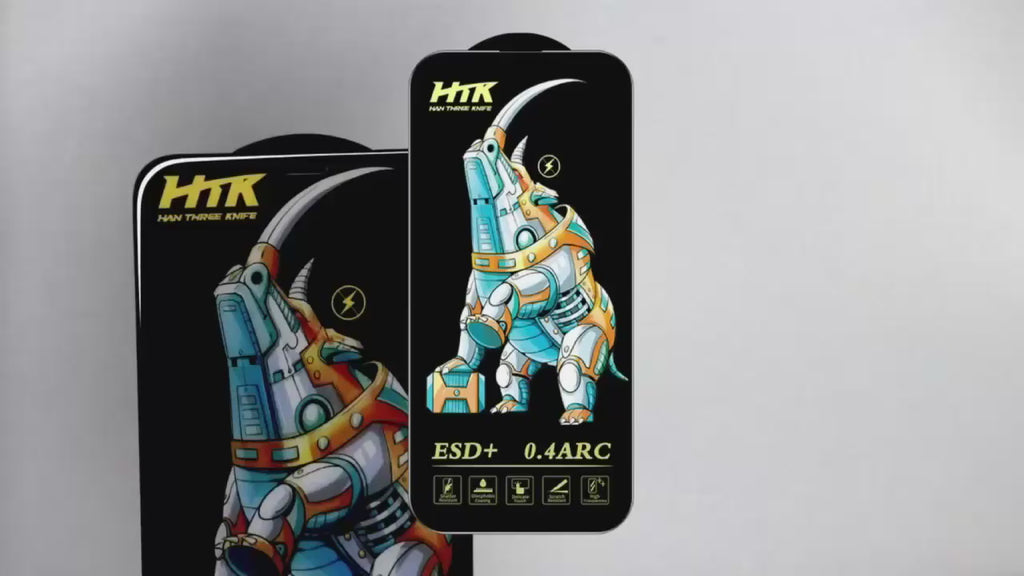 HTK 9H+ Privacy anti static screen protector, anti touch marks unbreakable for iphone 17 pro & pro max with micro curved edges and case friendly