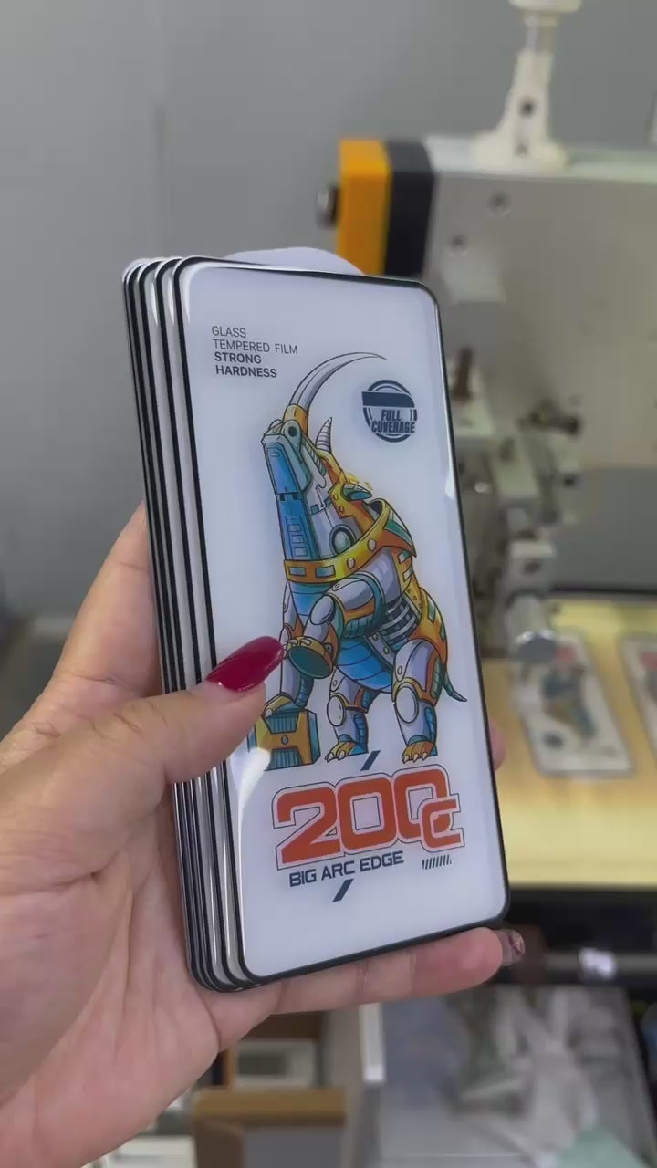 HTK Big ARC Edge premium tempered glass screen protector fo iphone 17 pro/ pro max , shattered proof,shockproof,unbreakable and case friendly (100% screen guard)